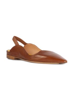 Brown leather slingback MARA BINI | U313CORTECCIA